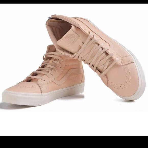 Vans Sk8-Hi Reissue Zip \'Veggie skateboard high top leather shoes sneakers Sz 10 main image 12